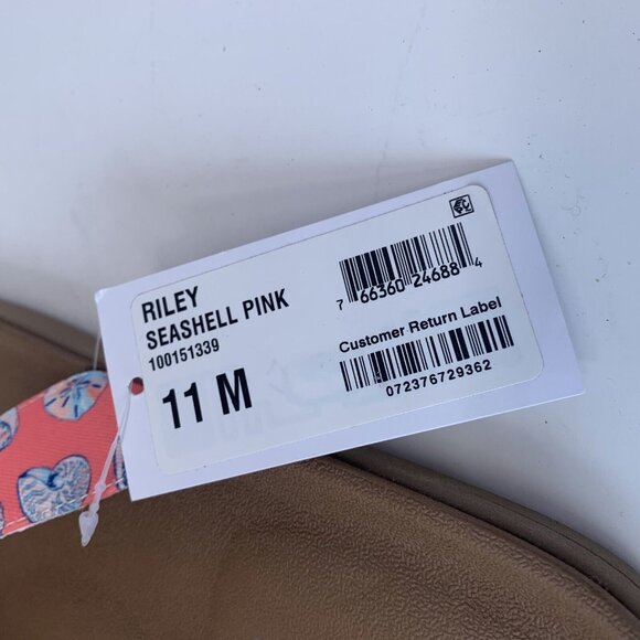 Club Room Riley 100151339 Flip Flop Sandals Men's 11M Seashell Pink Printed 8108 - Picture 7 of 9